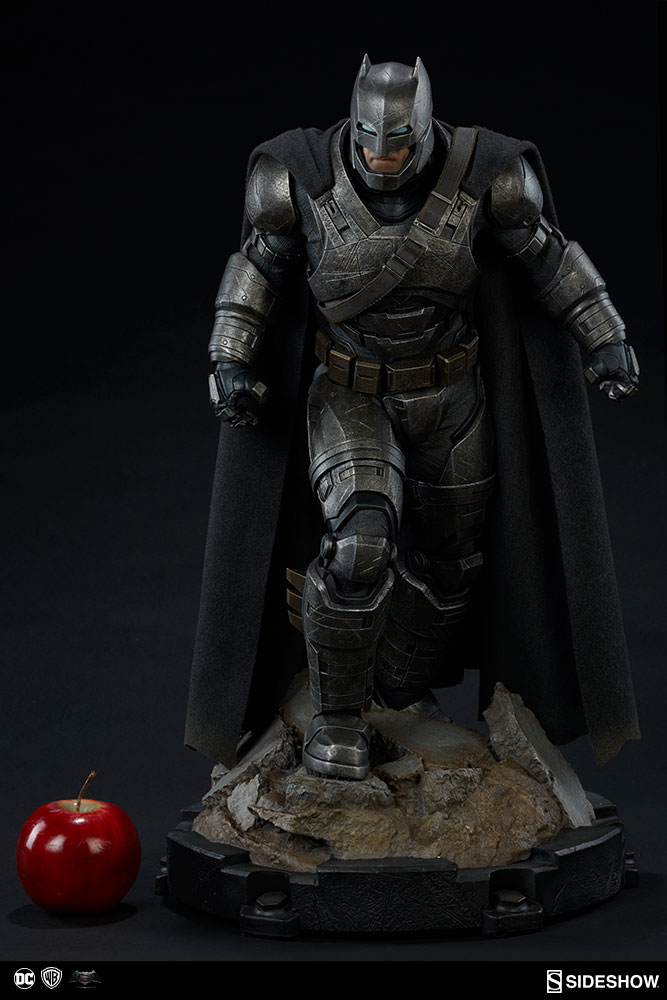 armoured batman statue