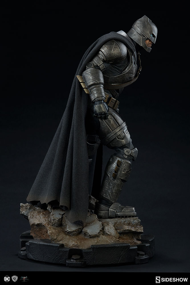 armoured batman statue