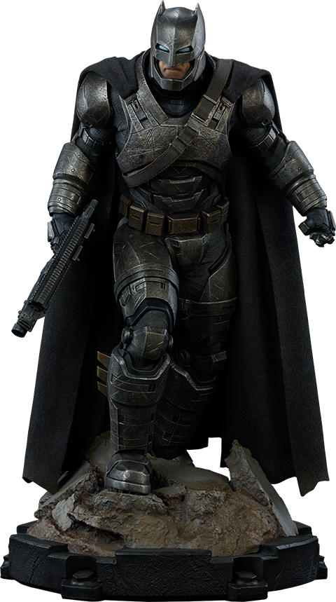 armored batman statue