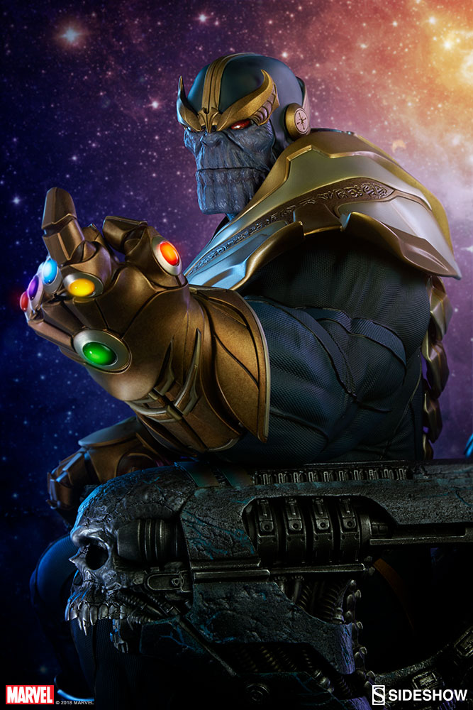 sideshow thanos on throne exclusive