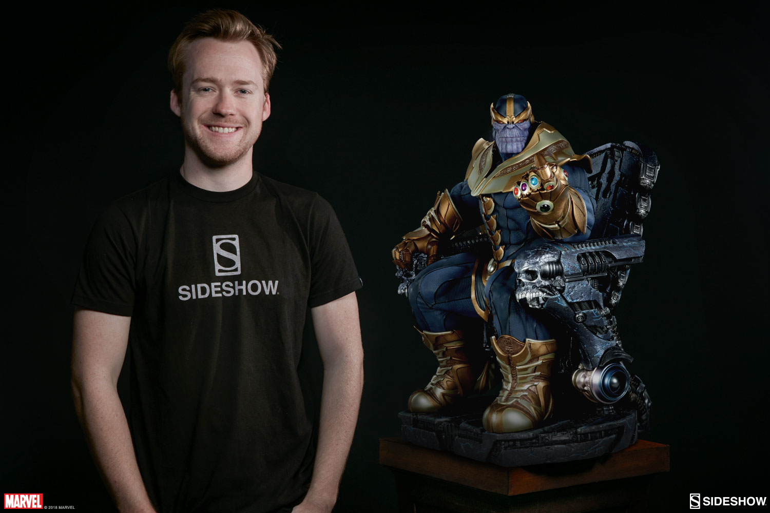 sideshow thanos on throne exclusive