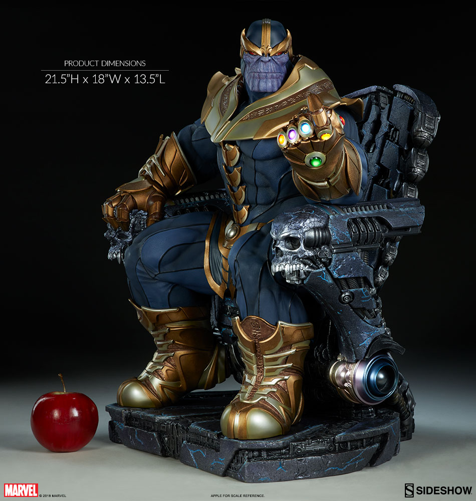 sideshow thanos on throne