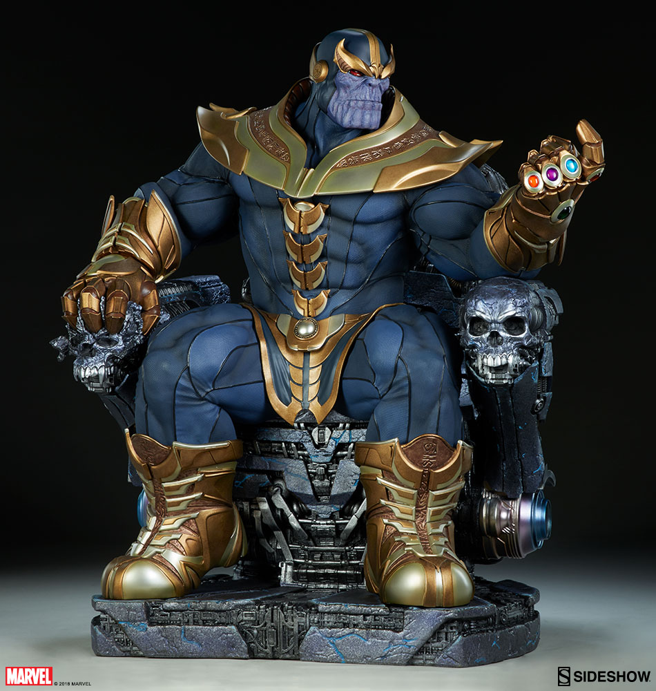 sideshow thanos on throne exclusive