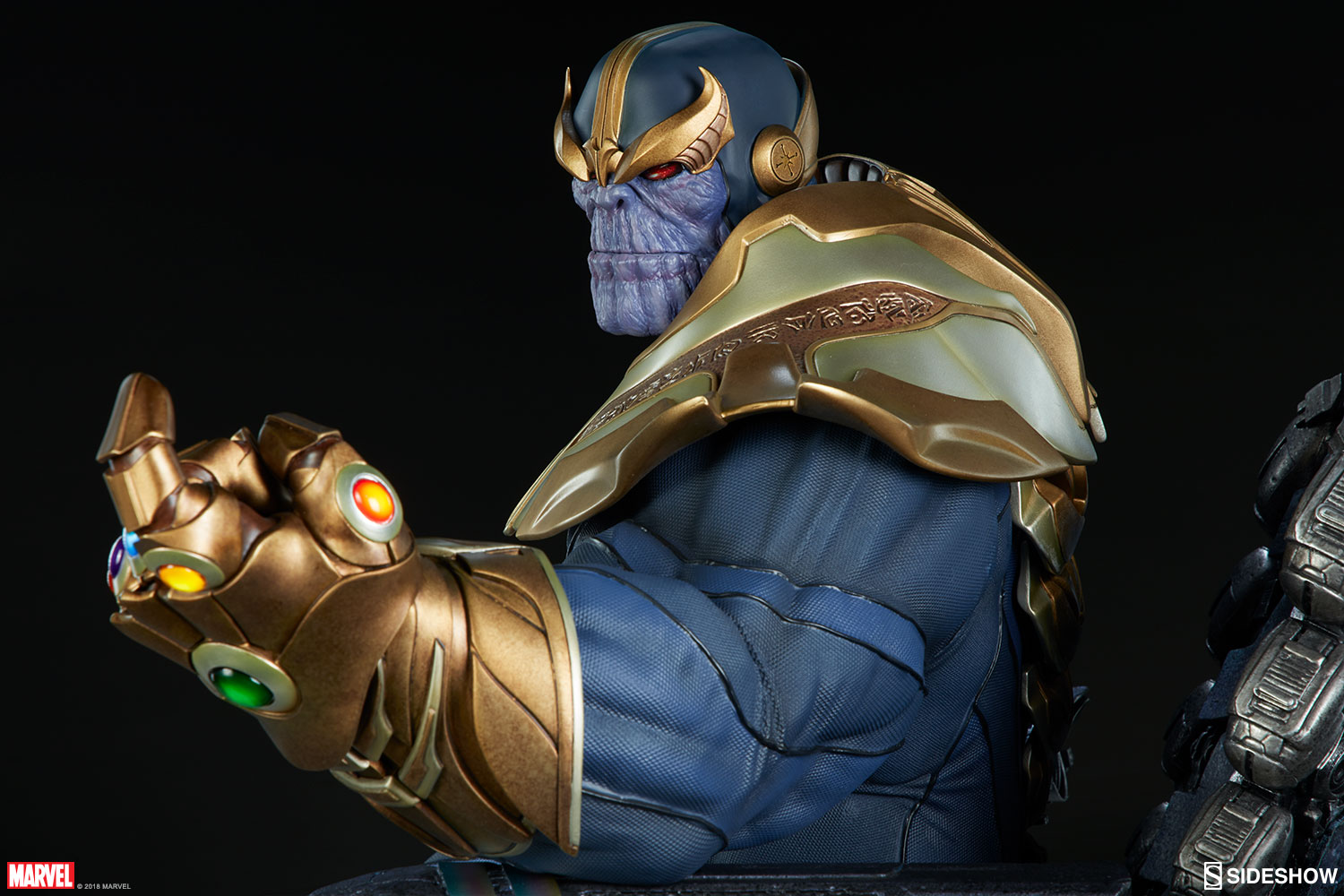 sideshow thanos on throne exclusive