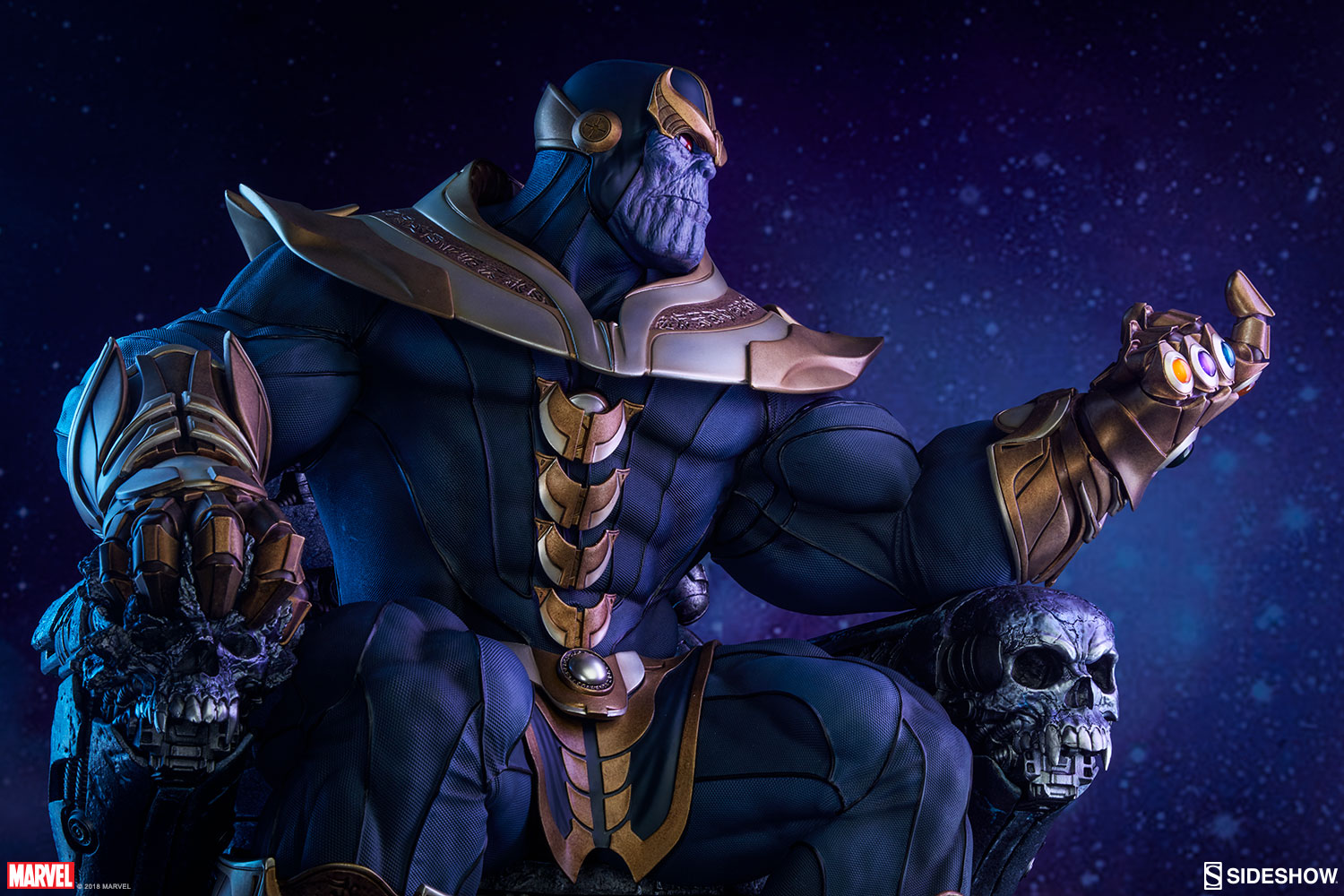 sideshow thanos on throne exclusive