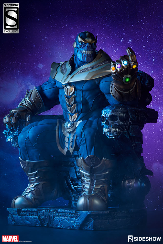 sideshow thanos on throne exclusive