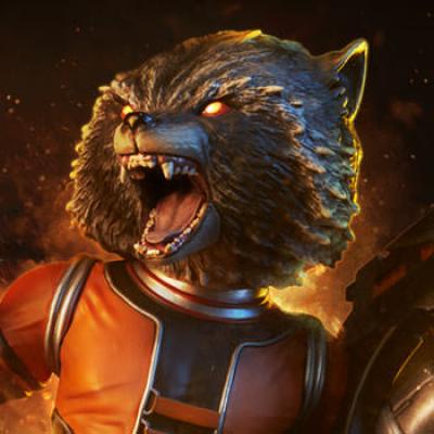 Rocket Raccoon art print