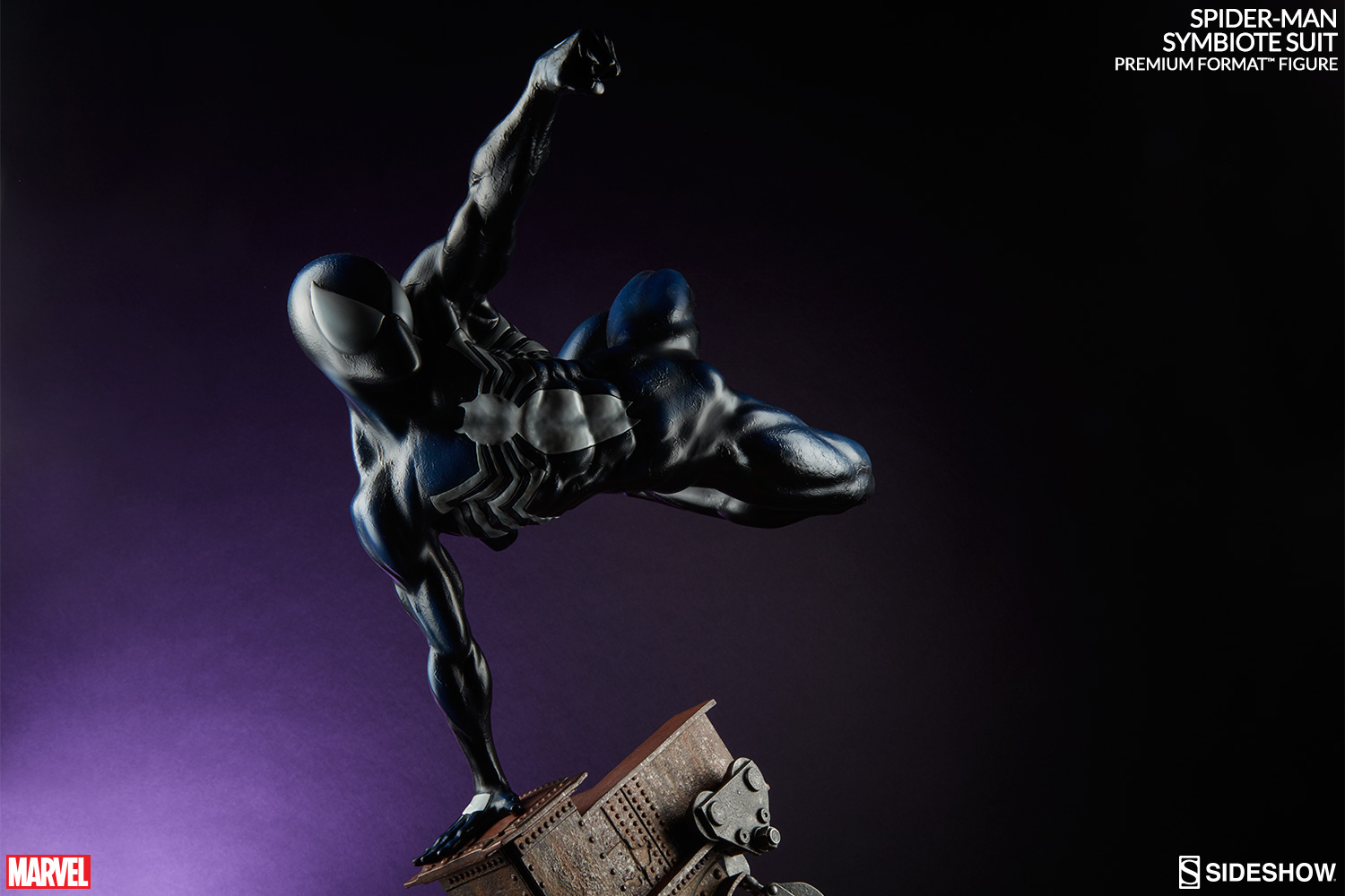 spider man symbiote statue