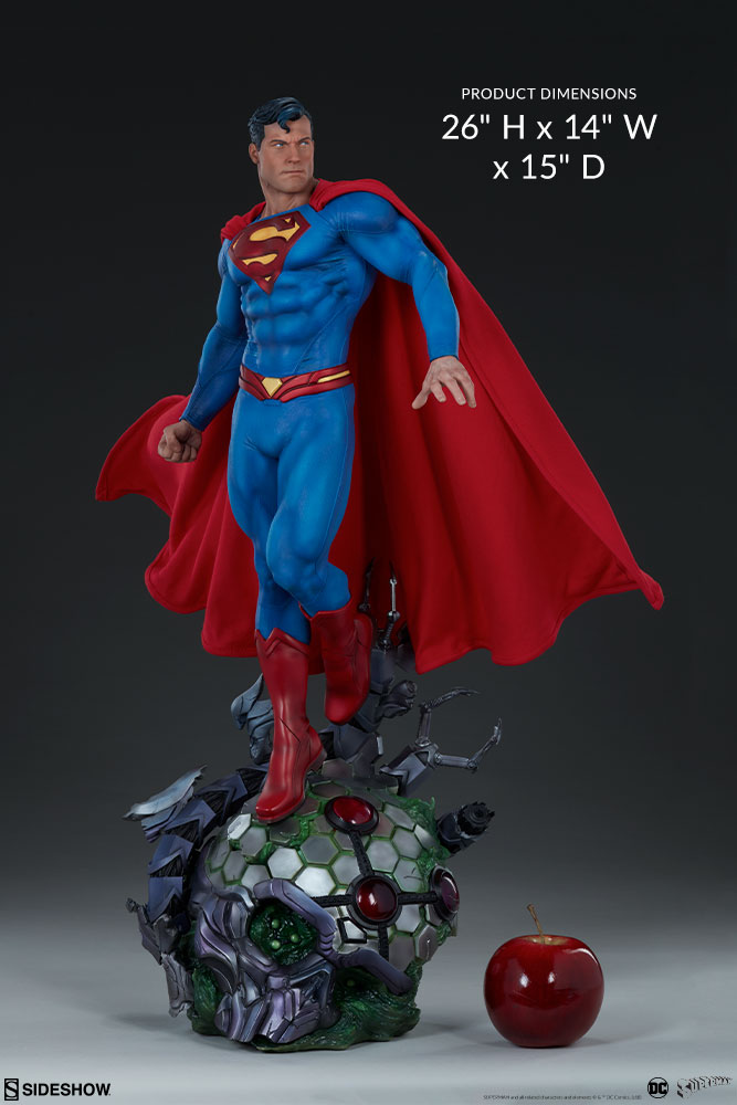 superman statue sideshow