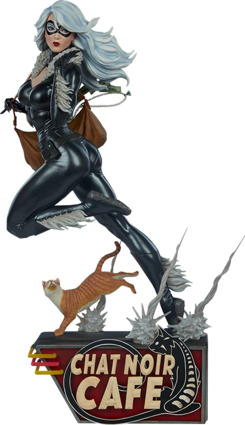 Black Cat Statues by Sideshow Collectibles