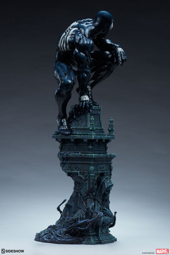 symbiote spider man figure