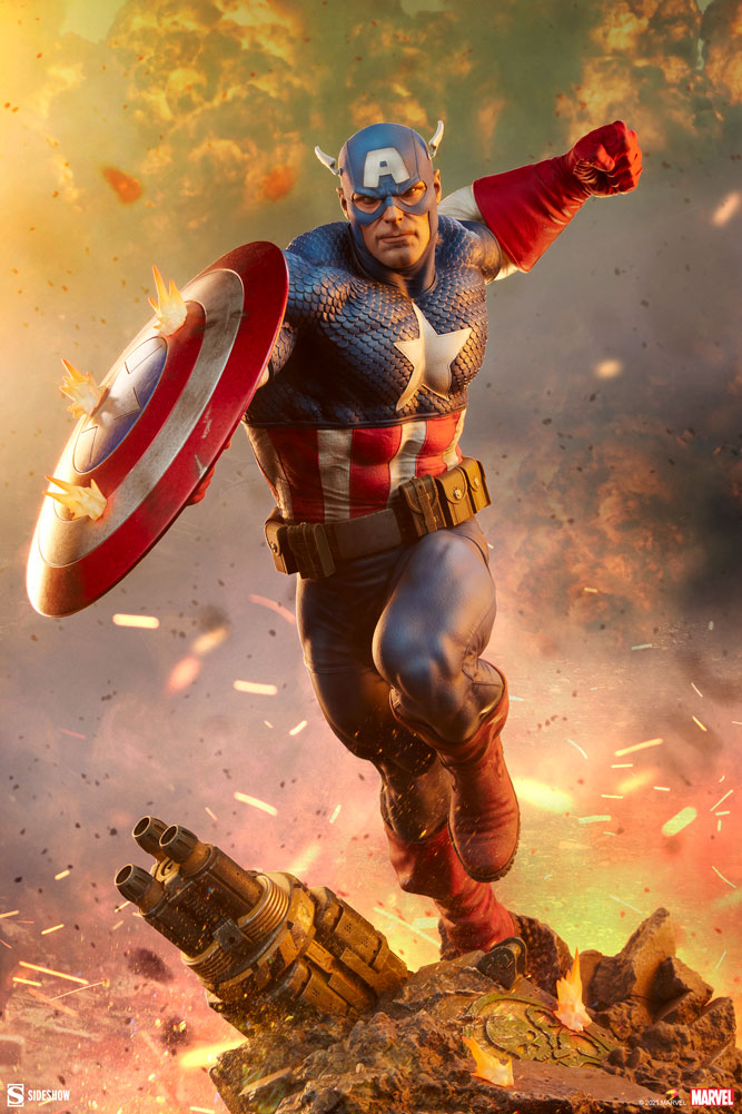 CAPTAIN AMERICA Premium Format Figure Captain-america_marvel_gallery_611549df2a18b