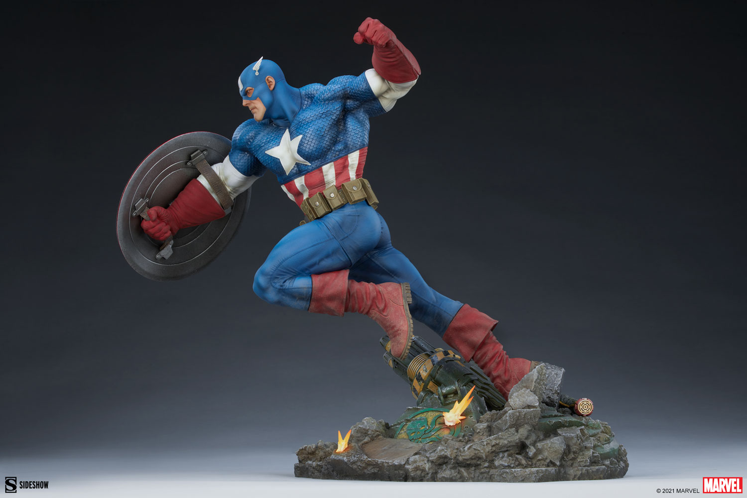 CAPTAIN AMERICA Premium Format Figure Captain-america_marvel_gallery_611549e1c052a