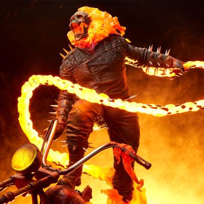 Ghost Rider Premium Format Figure Light-Up Feature