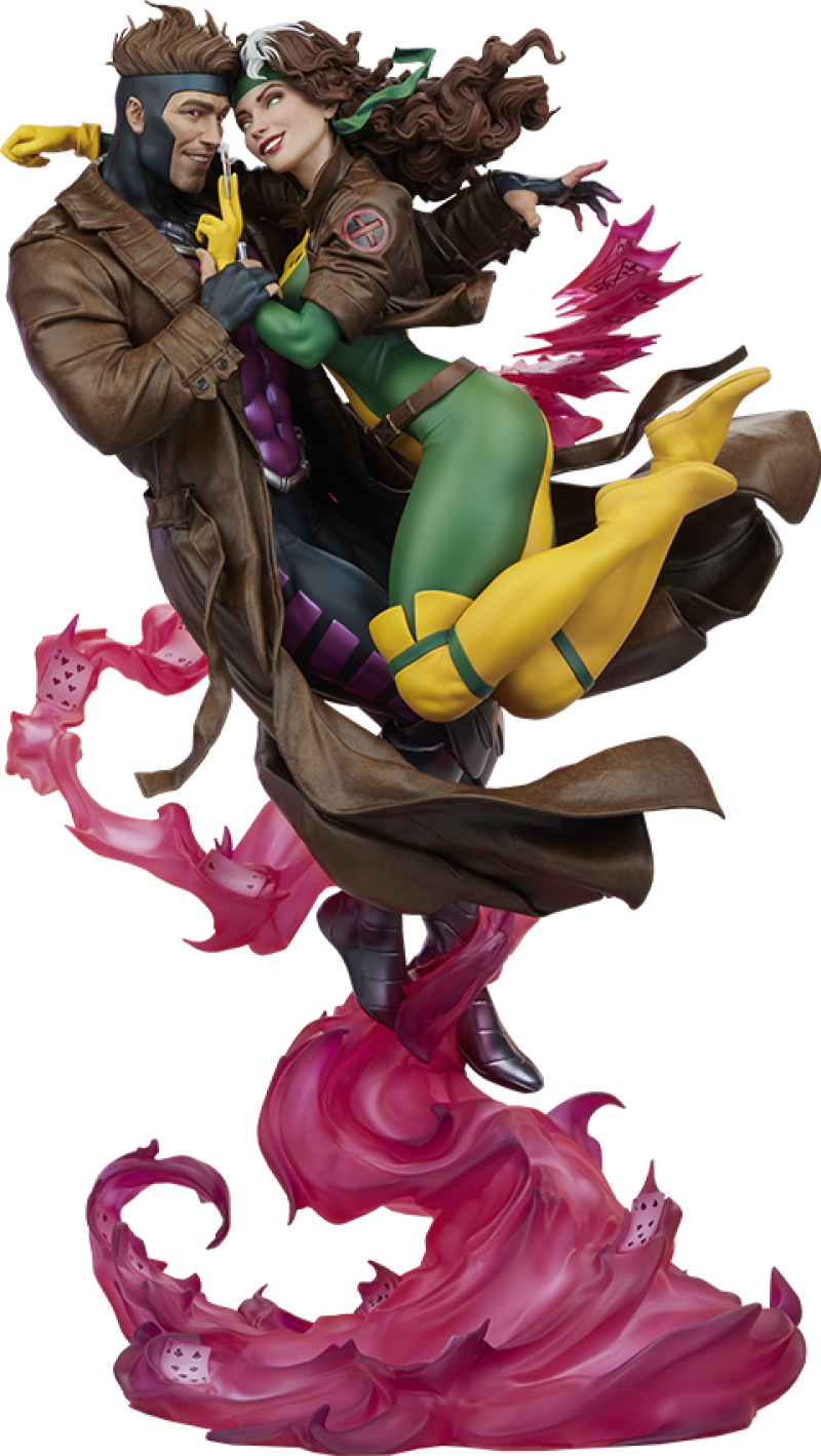 Rogue & Gambit Statues by Sideshow Collectibles