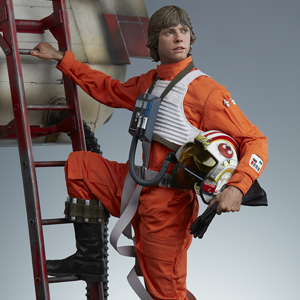 Luke Skywalker™ & X-Wing: Red Five, Standing By Premium