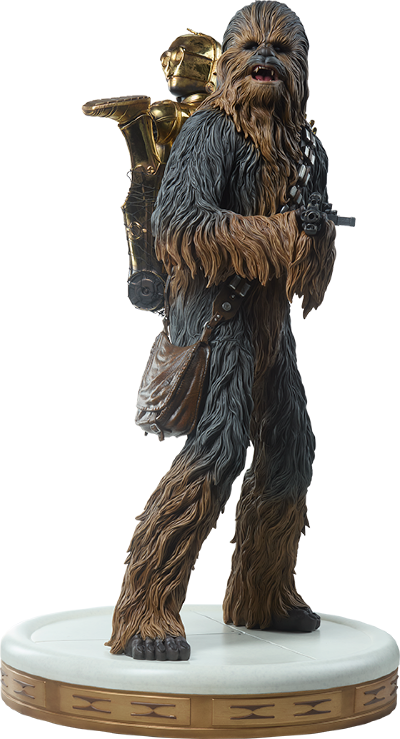Chewbacca™ and C-3PO™ Premium Format™ Figure by Sideshow Collectibles