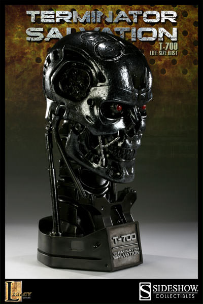 T 700 Terminator Endoskeleton Life Size Bust By Sideshow Sideshow Collectibles T 700 Terminator Endoskeleton Life Size Bust By Sideshow Sideshow Collectibles