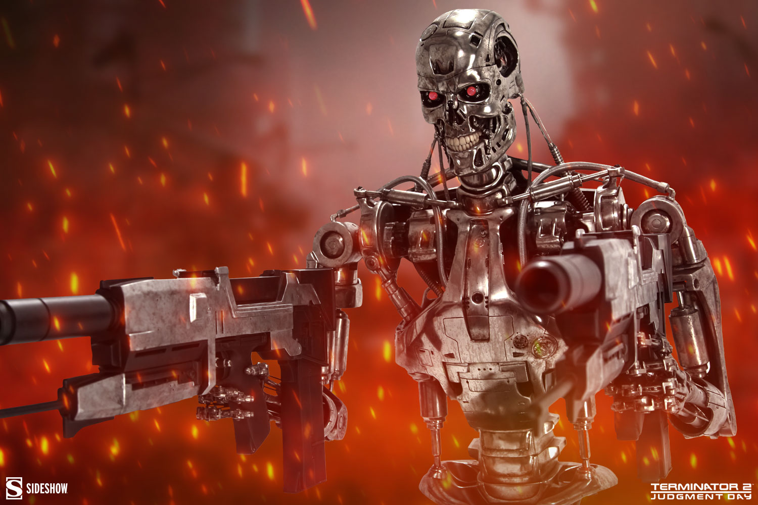 Rare Terminator Endoskeleton 7"  figure 2000 Box 24 