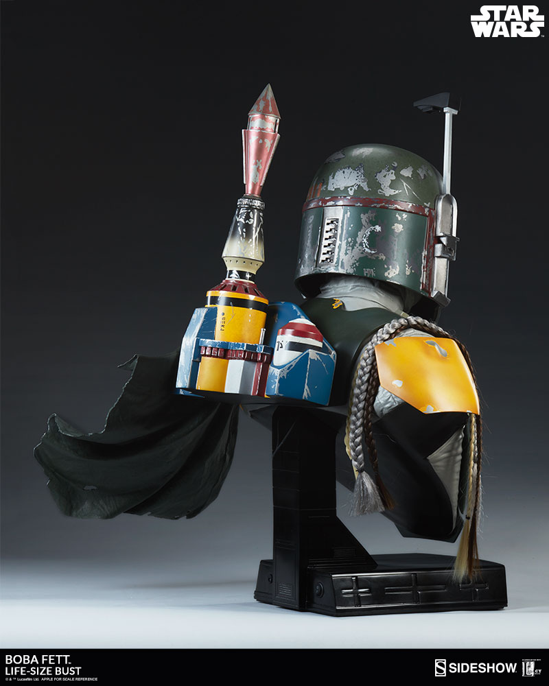boba fett life size bust