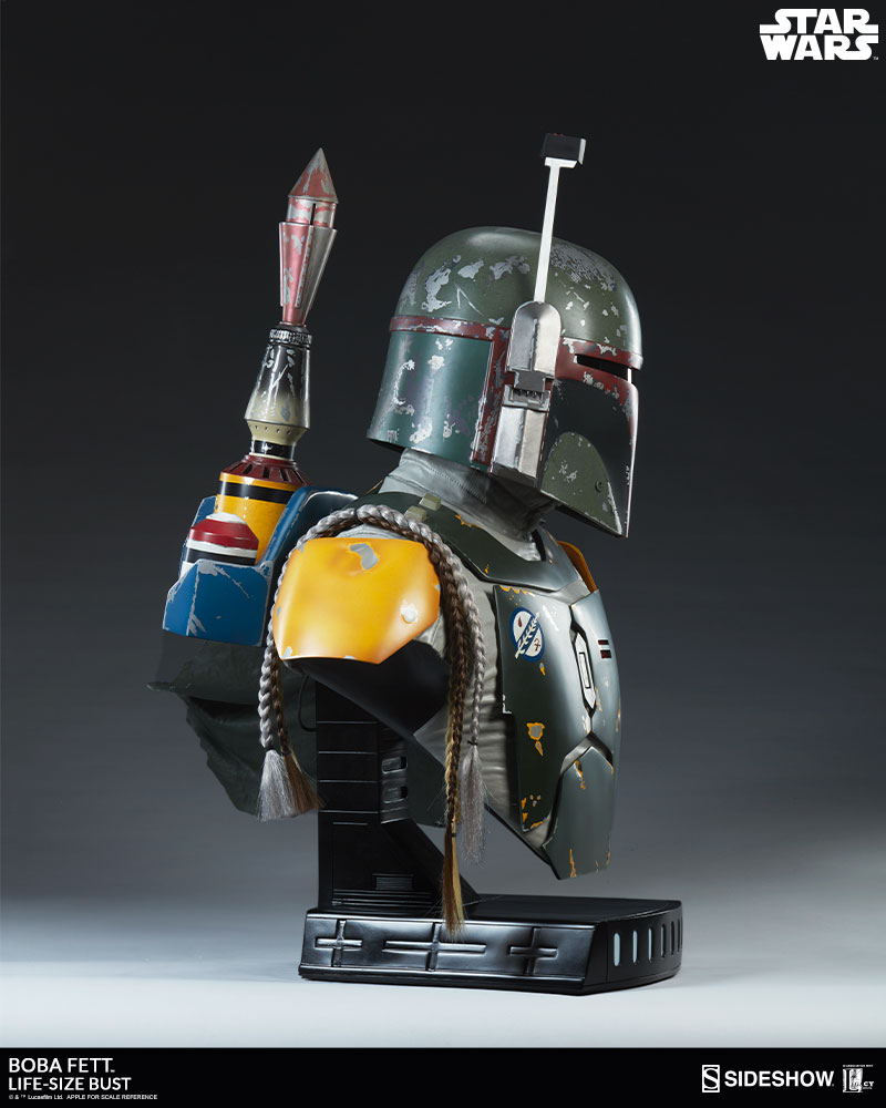 boba fett life size bust