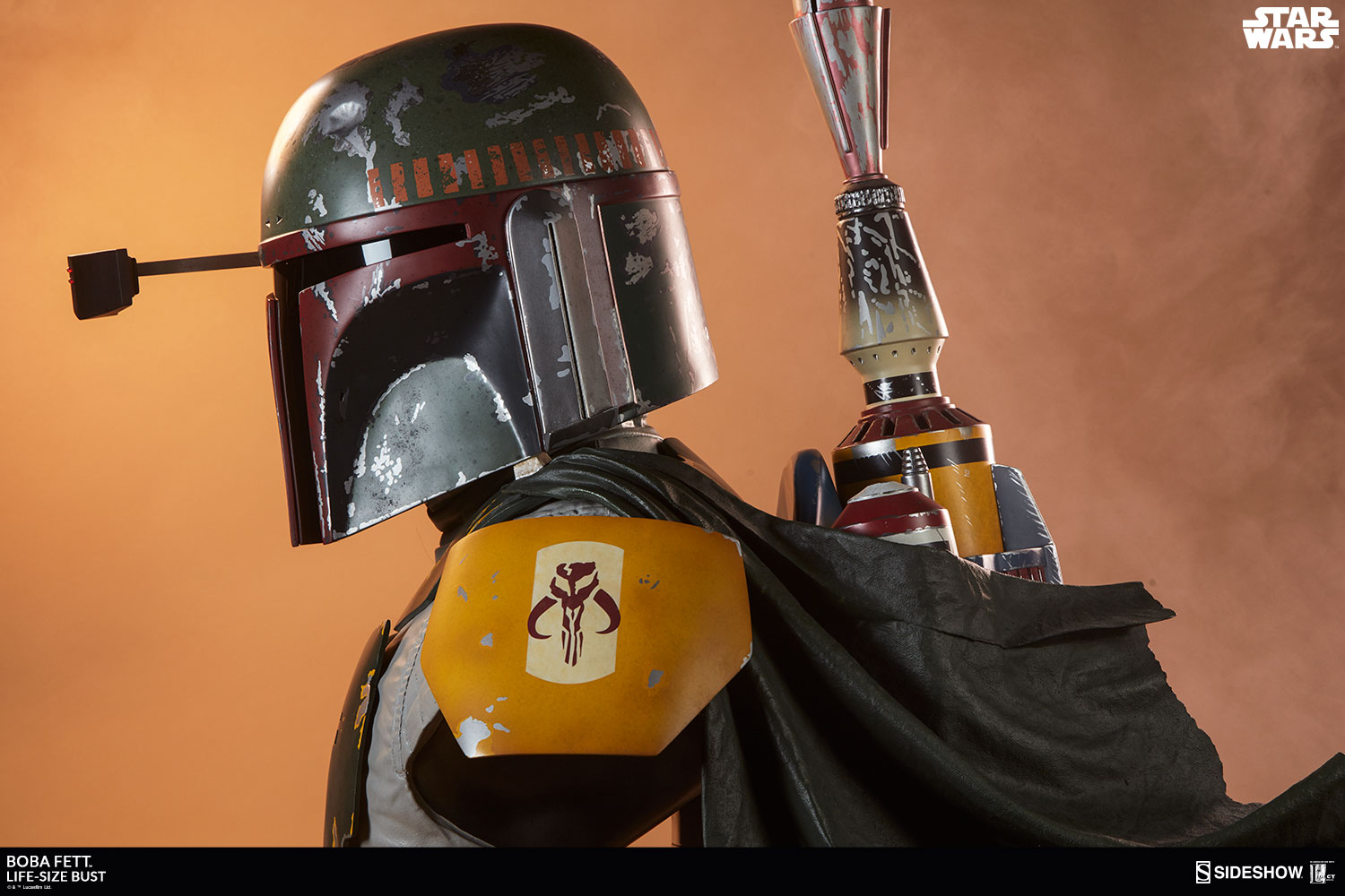 sideshow boba fett life size bust