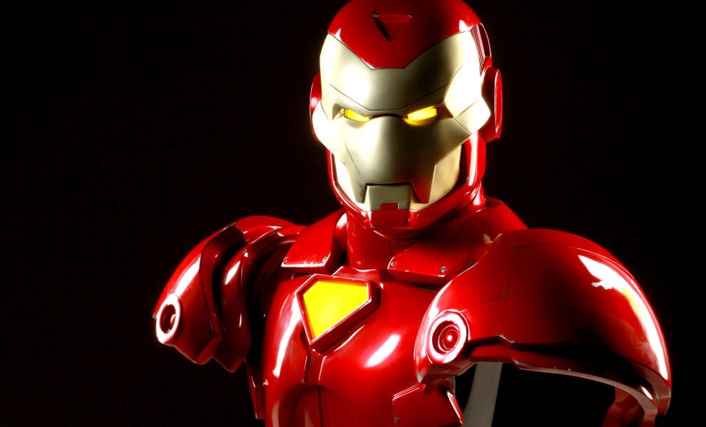 Marvel Invincible Iron Man Life-Size Bust by Sideshow