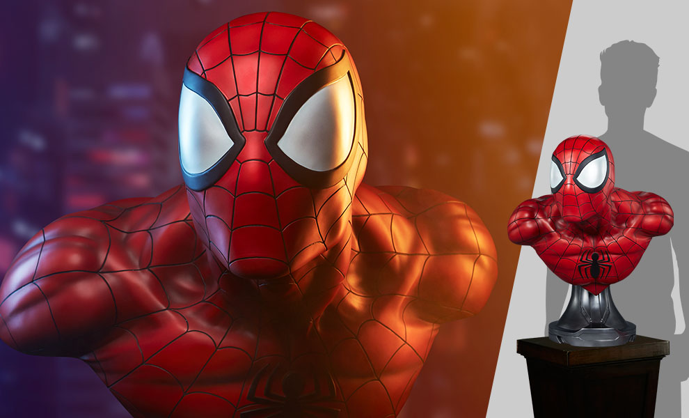 Gallery Feature Image of Spider-Man Life-Size Bust - Click to open image gallery