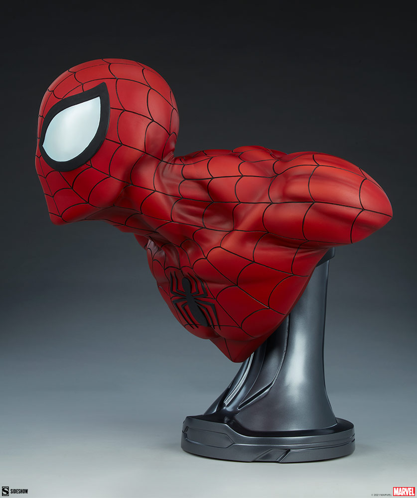 Life Size Spider-Man Bust Spider-man_marvel_gallery_605d01545964e