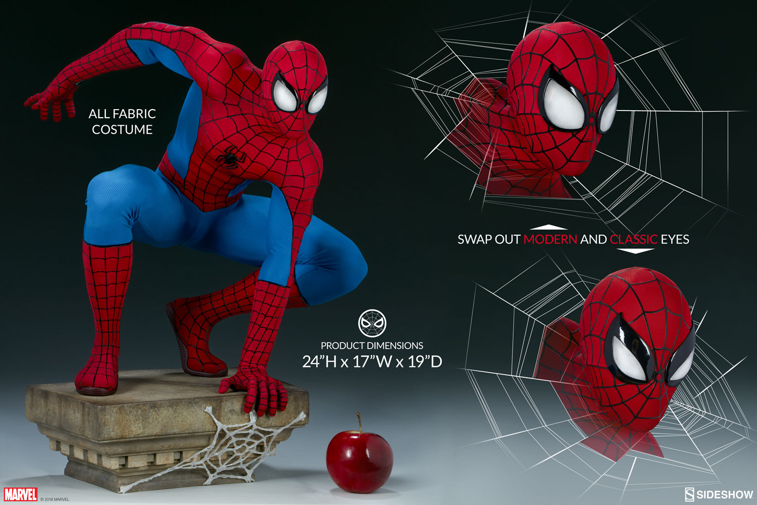 marvel spider man legendary scale tm figure by sideshow sideshow