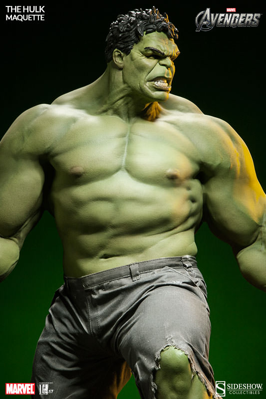 hulk sideshow maquette