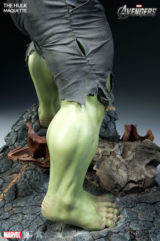 hulk sideshow maquette