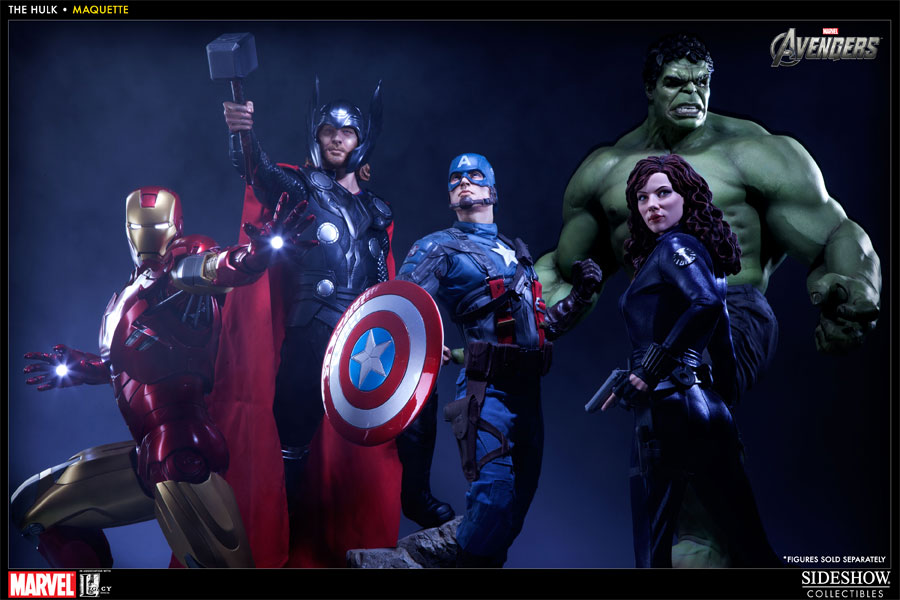 hulk sideshow maquette