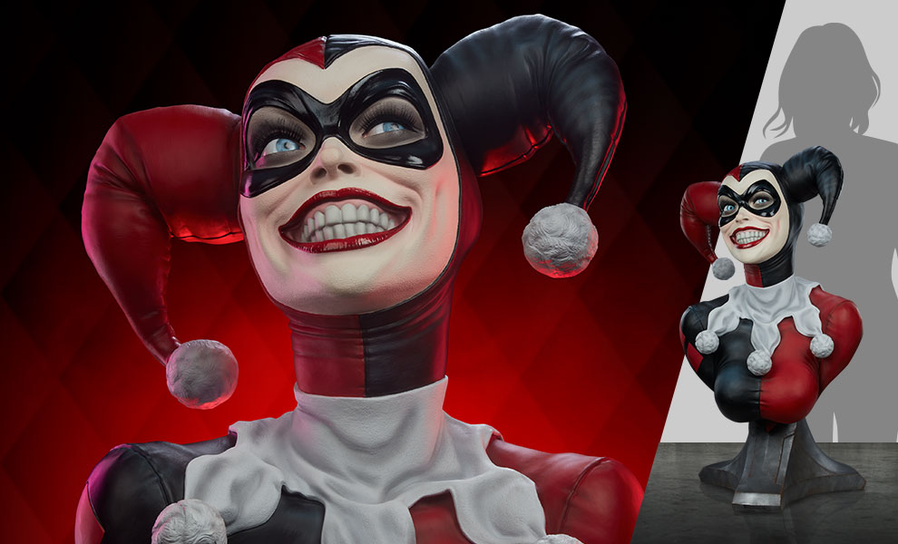Gallery Feature Image of Harley Quinn Life-Size Bust - Click to open image gallery