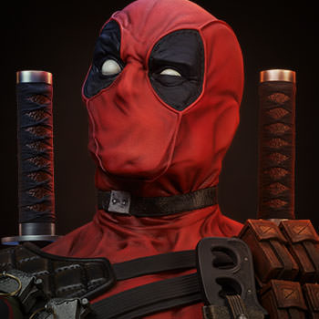 Deadpool Marvel Life-Size Bust