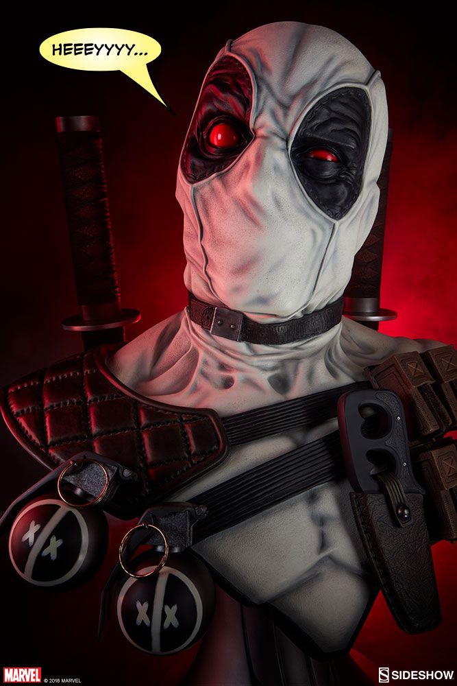 Marvel Deadpool X Force Life Size Bust By Sideshow Collectib