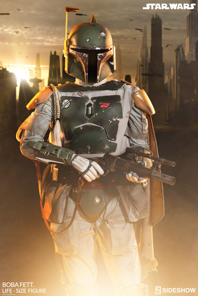 sideshow life size boba fett