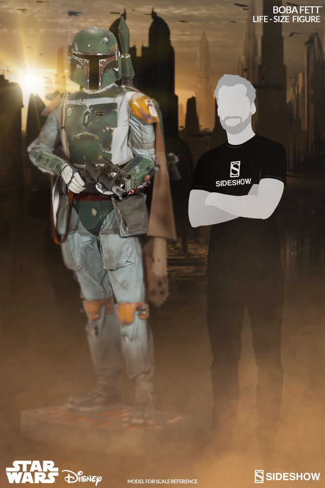 sideshow life size boba fett