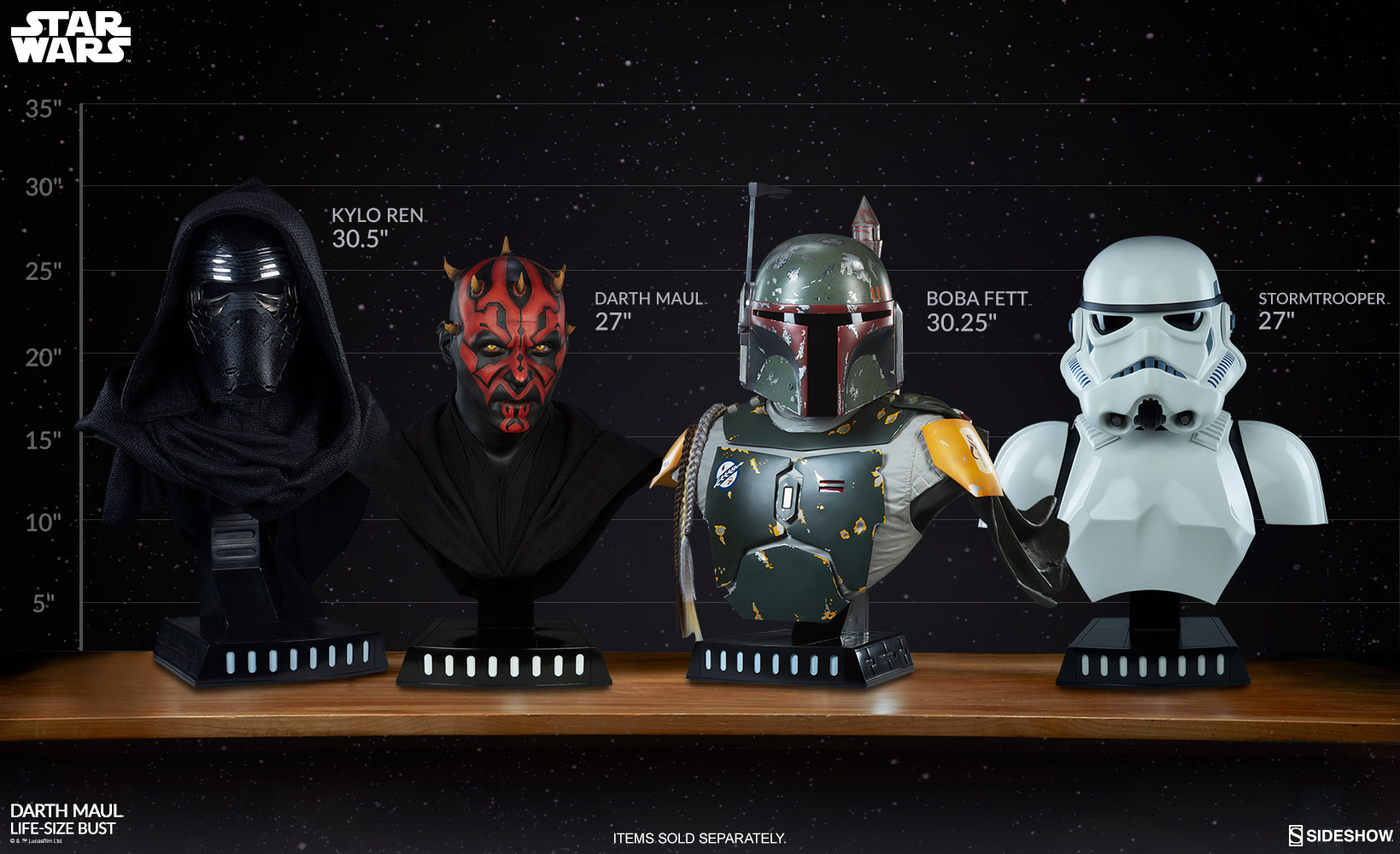 star wars life size bust