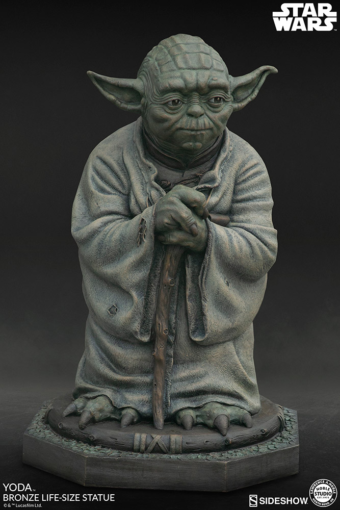 yoda bronze bronze statue by sideshow collectibles