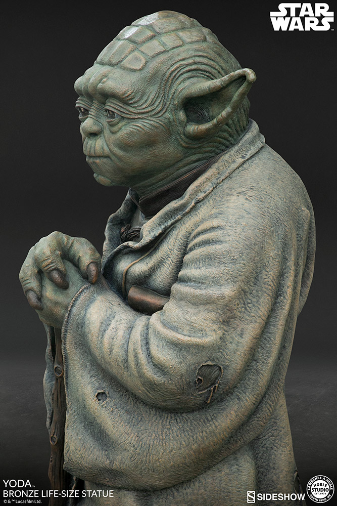 Yoda Bronze Life Size Statue Sideshow Collectibles