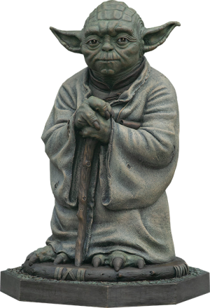 yoda bronze bronze statue by sideshow collectibles