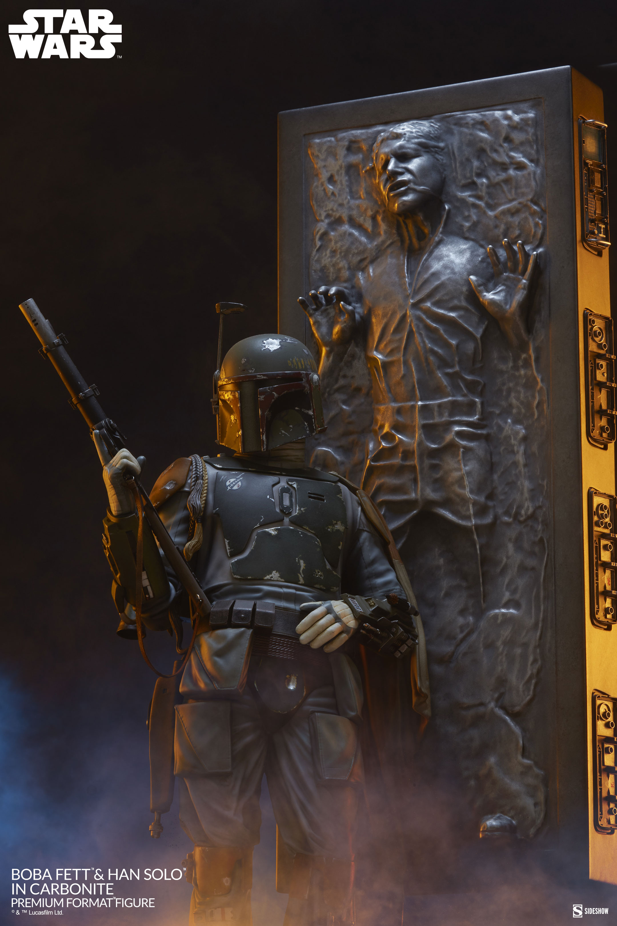 Boba Fett and Han Solo in Carbonite