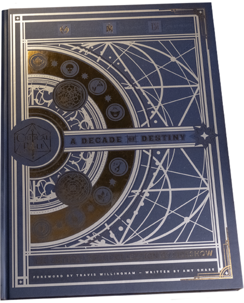A Decade of Destiny: The Critical Role Collection by Sideshow Book by Sideshow Collectibles
