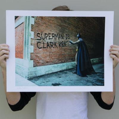 Graffiti War Batman art print
