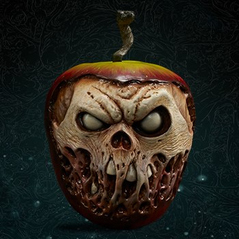 Court of the Dead スカルアップル（腐敗版）プロップレプリカ Court of the Dead Skull Apple Prop Replica | Sideshow