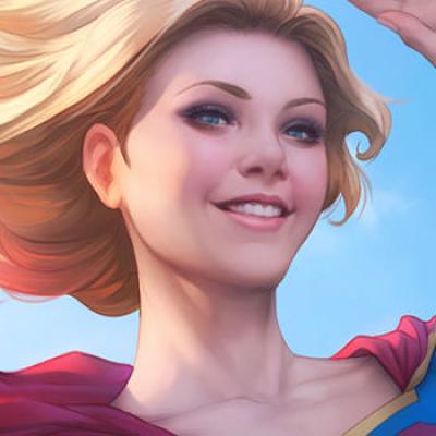 Supergirl art print
