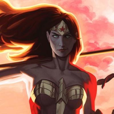 Wonder Woman - Justice League Trinity art print