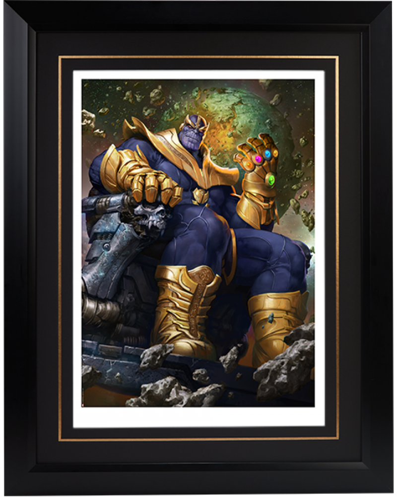 sideshow thanos on throne