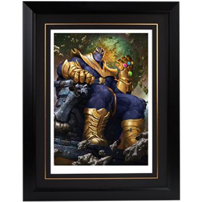 Thanos on Throne Variant art print